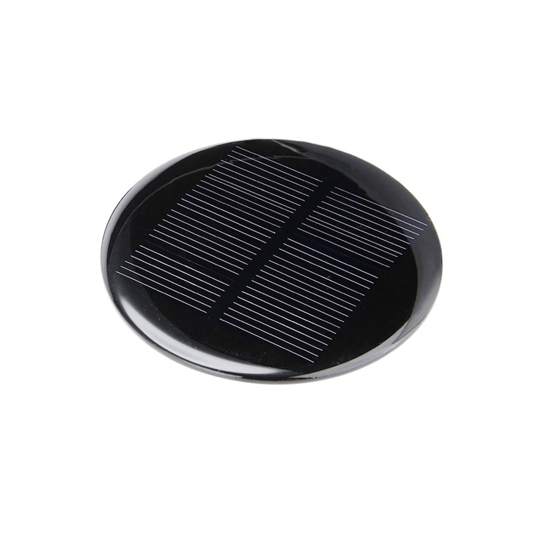 uxcell Uxcell 5Pcs 4V 80mA Poly Mini Round Solar Cell Panel Module DIY for Light Toys Charger 73mm Diameter