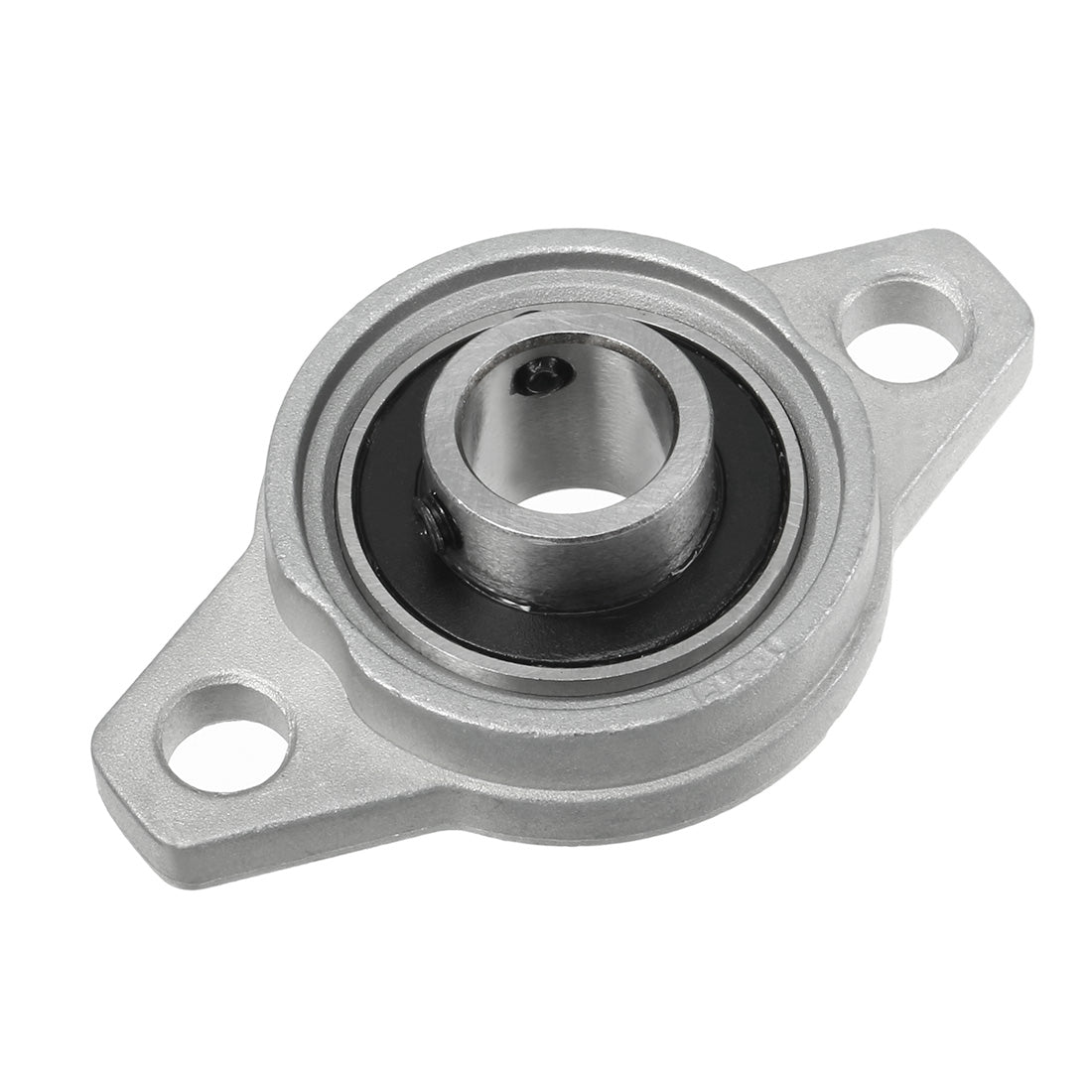 uxcell Uxcell 2pcs KFL001 12mm Bore, Zinc Alloy Pillow Block Flange Bearing, Self-Alignment