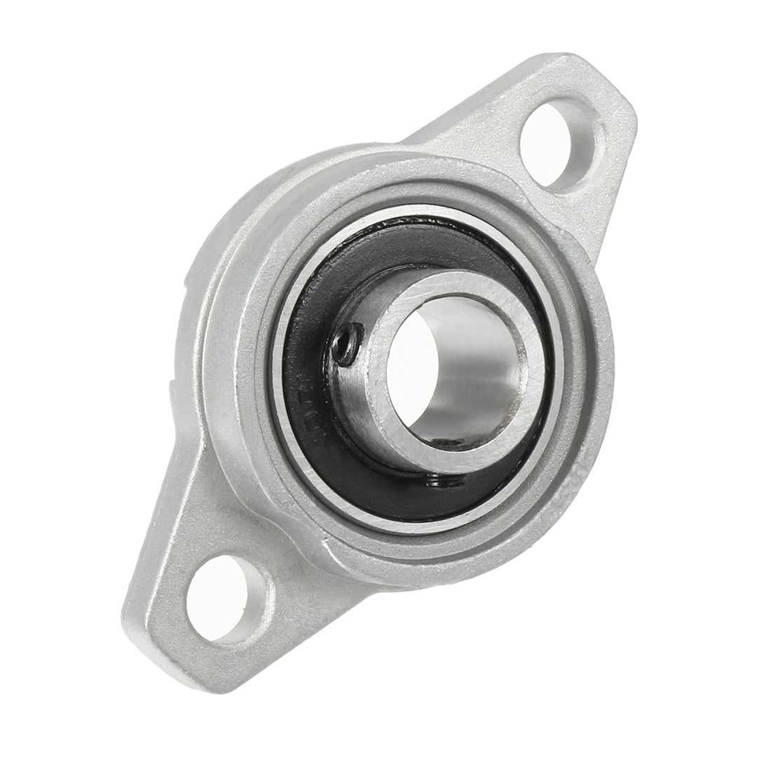 uxcell Uxcell 4pcs KFL001 12mm Bore, Zinc Alloy Pillow Block Flange Bearing, Self-Alignment