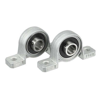 Harfington Uxcell 4pcs KP08 8mm Bore Zinc Alloy Inner Ball Mounted Pillow Block Insert Bearing