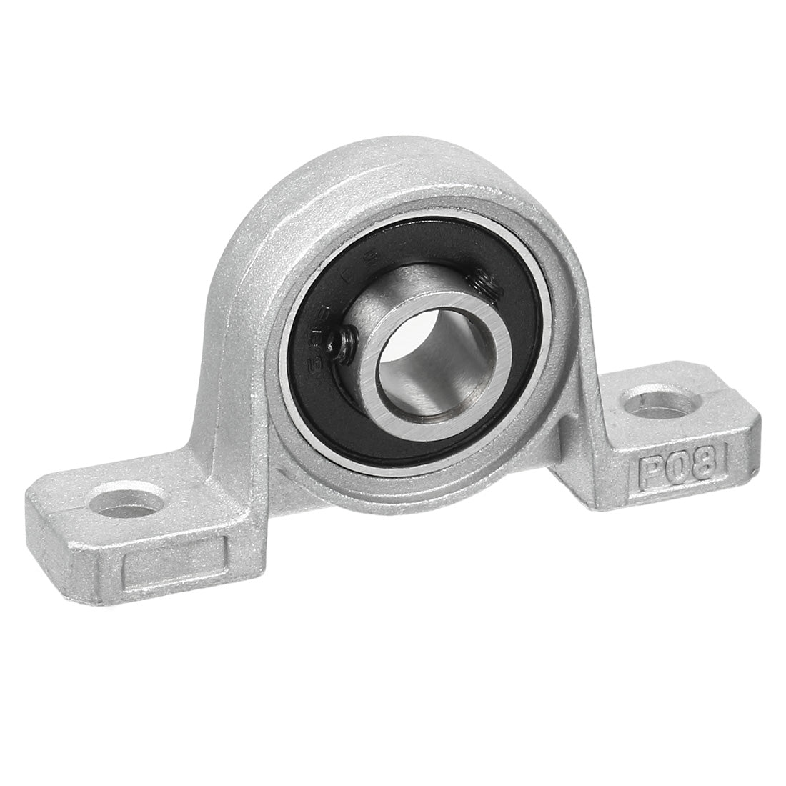 uxcell Uxcell 4pcs KP08 8mm Bore Zinc Alloy Inner Ball Mounted Pillow Block Insert Bearing