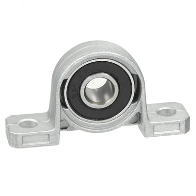 Harfington Uxcell 4pcs KP08 8mm Bore Zinc Alloy Inner Ball Mounted Pillow Block Insert Bearing