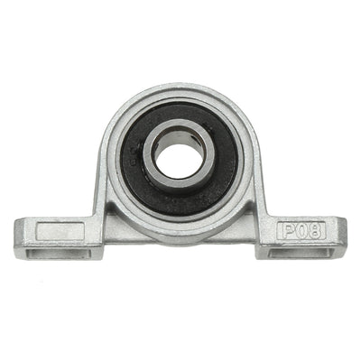 Harfington Uxcell 4pcs KP08 8mm Bore Zinc Alloy Inner Ball Mounted Pillow Block Insert Bearing