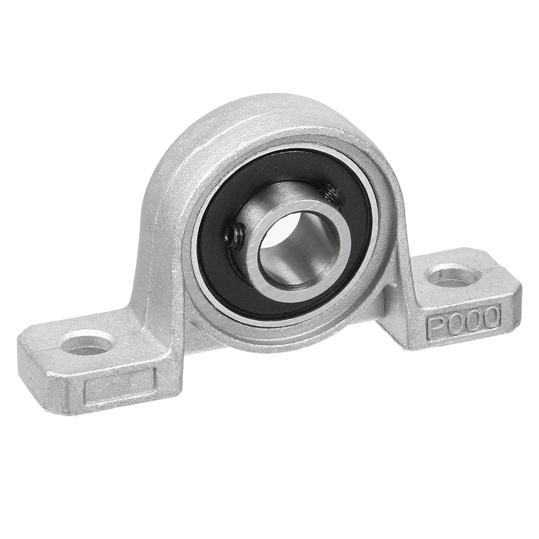 uxcell Uxcell 4pcs KP000 10mm Bore Zinc Alloy Inner Ball Mounted Pillow Block Insert Bearing