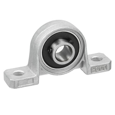 Harfington Uxcell 4pcs KP000 10mm Bore Zinc Alloy Inner Ball Mounted Pillow Block Insert Bearing