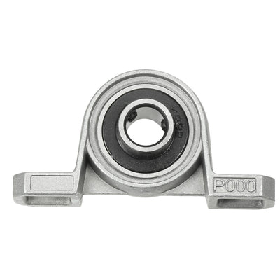 Harfington Uxcell 4pcs KP000 10mm Bore Zinc Alloy Inner Ball Mounted Pillow Block Insert Bearing