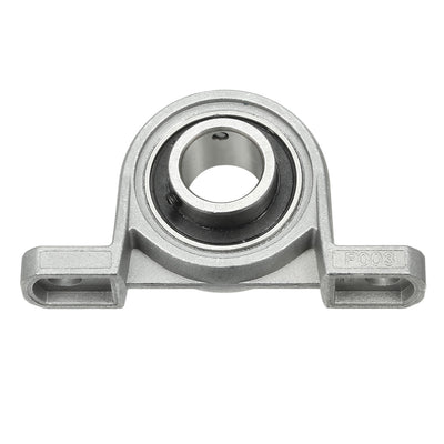 Harfington Uxcell 2pcs KP003 17mm Bore Zinc Alloy Inner Ball Mounted Pillow Block Insert Bearing