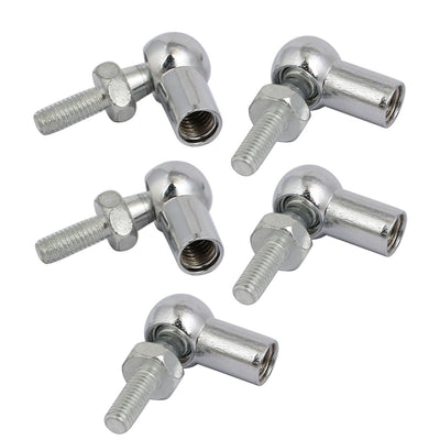 Harfington Uxcell 5stk. Gelenkkopf Kugellager mit Bolzen, Recht-Hand Innengewinde M8x1,25mm und Recht-Hand Außengewinde M6x1,0mm, Kugelbuchse Endfitting