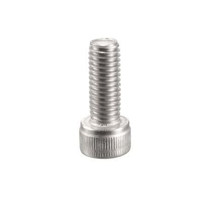 Harfington Uxcell M8x20mm 304 Stainless Steel Left Hand Thread Hex Socket Cap Screw Fastener 4pcs