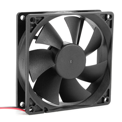 Harfington Uxcell 92mm x 92mm x 25mm 9225 24V DC Cooling Fan w Long Life Dual Ball Bearings