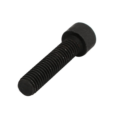 Harfington Uxcell 8.8 Grade M8x35mm Fully Threaded Hex Socket Drive Left Hand Thread Bolt Black