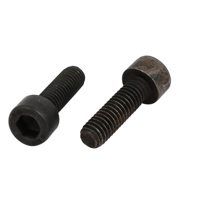 Harfington Uxcell 8.8 Grade M6x20mm Full Threaded Hex Socket Drive Left Hand Thread Bolt 8pcs