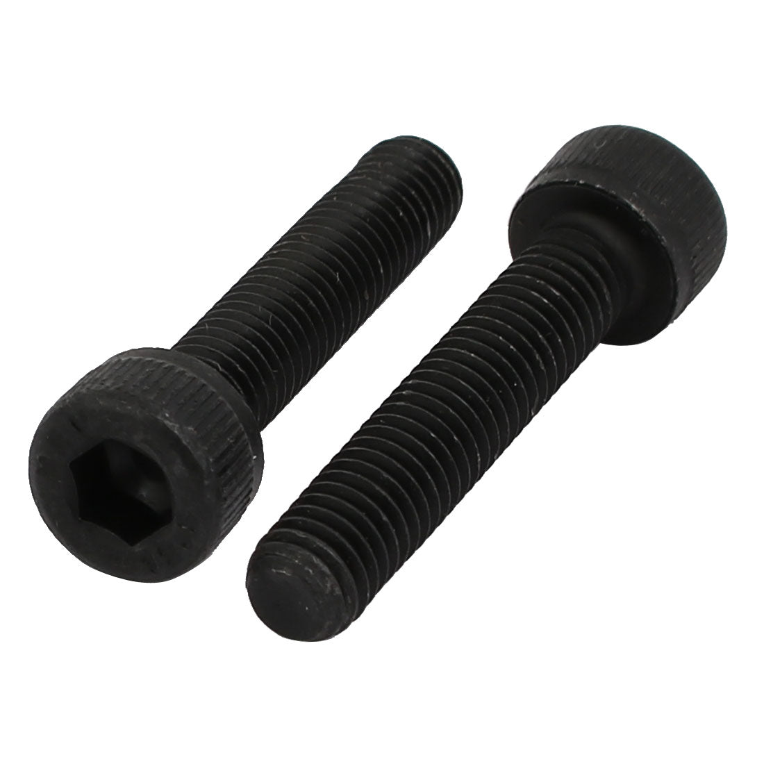 uxcell Uxcell 10pcs M5x25mm 12.9 Grade Hex Socket Cap Left Hand Thread Screw Bolt Black