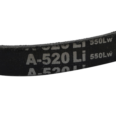 Harfington Uxcell A520 Industrial Lawn Mower Rubber V Belt 13mm Width 9mm Thickness