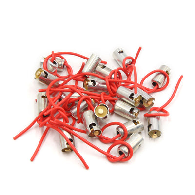 Harfington Uxcell Car Truck Light Lamp BA9S Socket Holder Pre-Wired Wiring Harness Connector 20Pcs