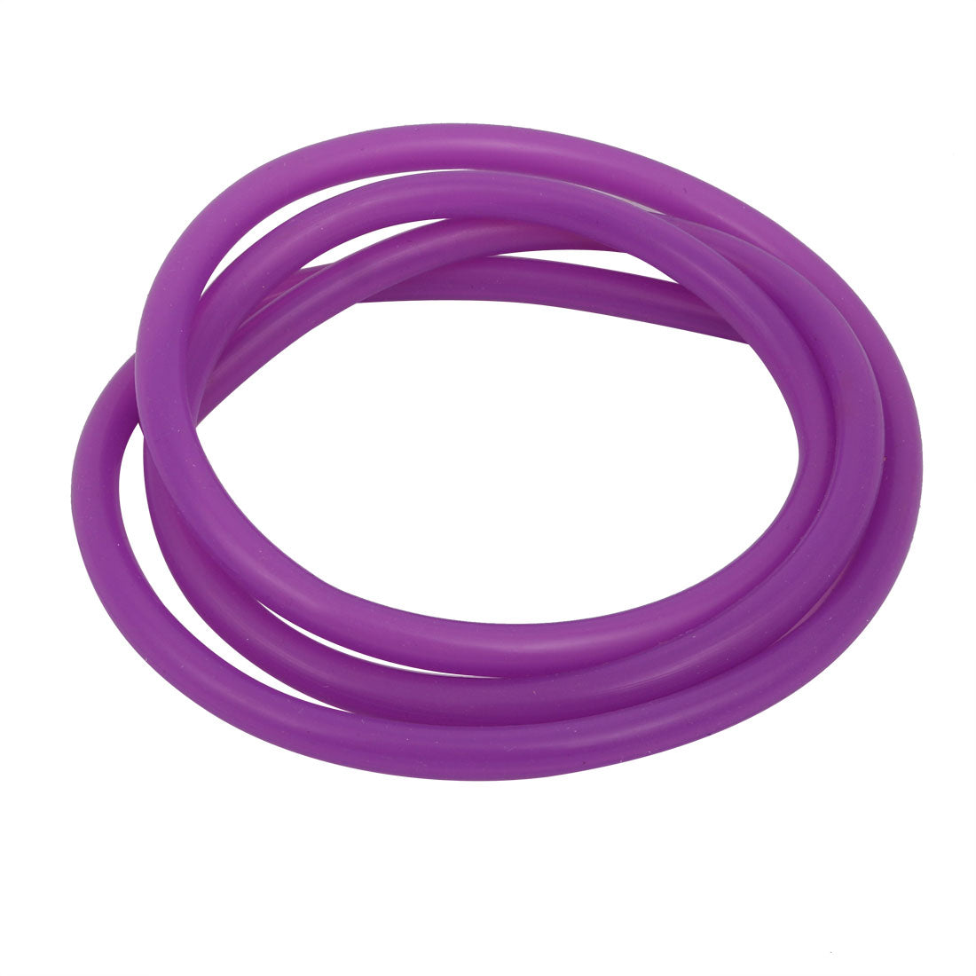 uxcell Uxcell 5mm x 7mm High Temp Resistant Silicone Rubber Tube Hose Pipe Purple 1M Length