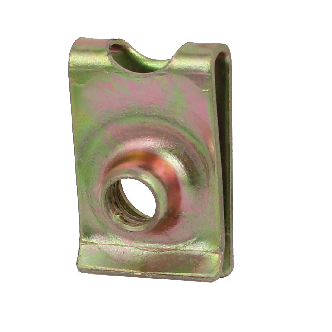 uxcell Uxcell 20 Stücke Verschluss Extruded U Nut Zinc Plated Brass Tone für M6 Schraube Bolzen