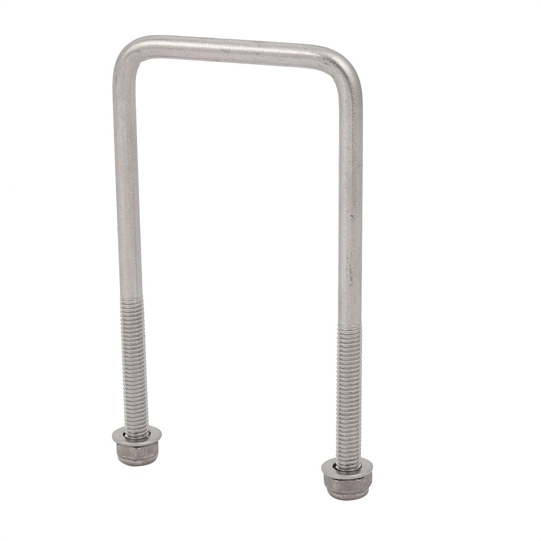 uxcell Uxcell M6 Thread 100mm Length 304 Stainless Steel Square U Bolt Silver Tone