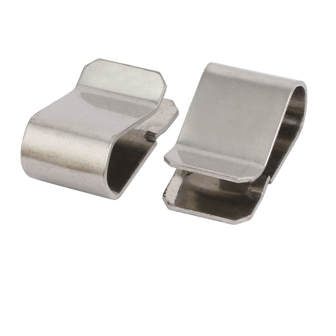 uxcell Uxcell 25stk Edelstahl Rostfreier Stahl Feder U Klammer Silber Ton 21,4 mm x 12 mm DE de