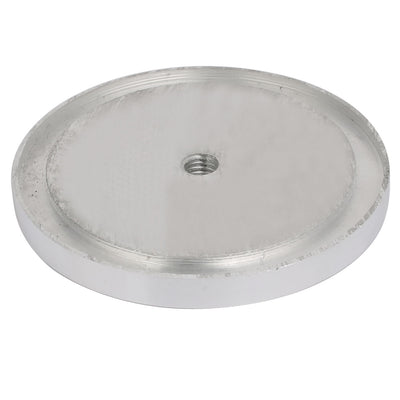 Harfington Uxcell 95mm Diameter 10mm Thickness M10 Thread Hollow Aluminum Disc Polished Finish