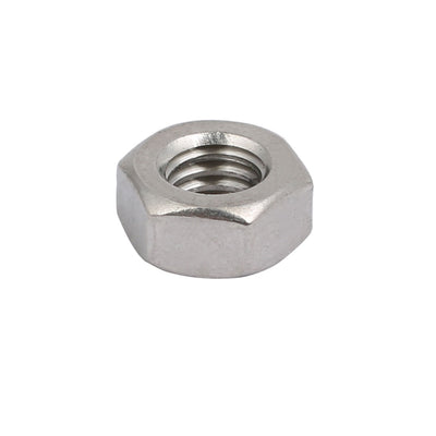 Harfington Uxcell 8pcs M6 x 1mm Pitch Metric Thread 304 Stainless Steel Left Hand Hex Nuts