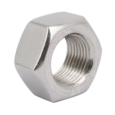 Harfington Uxcell Hex Nuts, M18x1.5 UNF 304 Stainless Steel Thread Hexagon Nut 4pcs