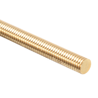 Harfington Uxcell M6 x 250mm Brass Fully Threaded Rod Right Hand Threads