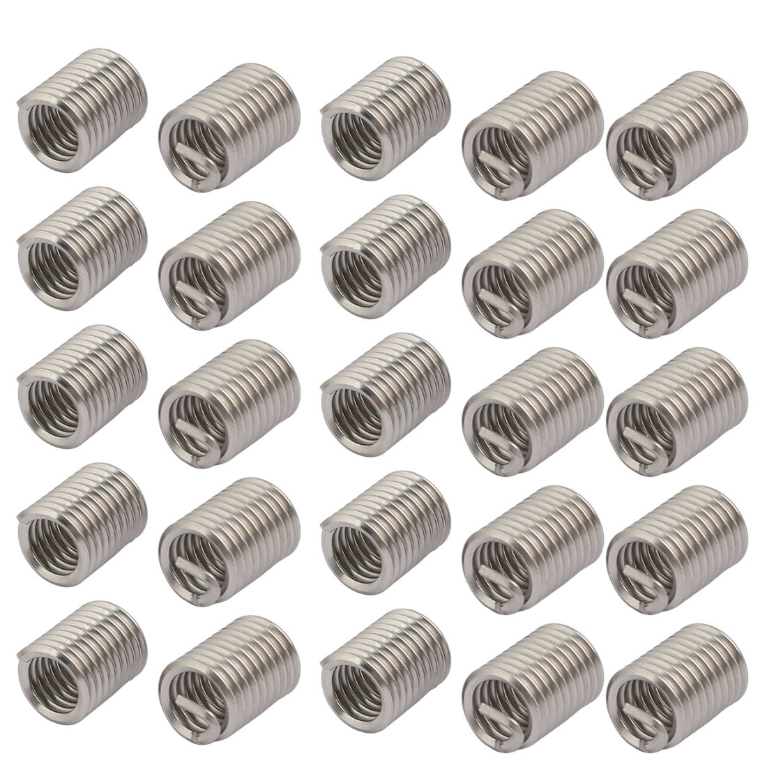 uxcell Uxcell 5/16"-18x0.625" 304 Stainless Steel Helical Coil Wire Thread Insert 25pcs