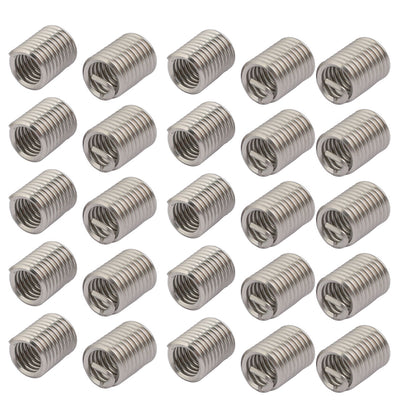 Harfington Uxcell 5/16"-18x0.625" 304 Stainless Steel Helical Coil Wire Thread Insert 25pcs