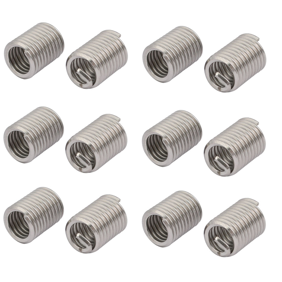 uxcell Uxcell 5/16-18x0.793" 304 Stainless Steel Helical Coil Wire Thread Insert 12pcs