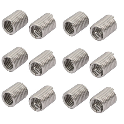 Harfington Uxcell 5/16-18x0.793" 304 Stainless Steel Helical Coil Wire Thread Insert 12pcs