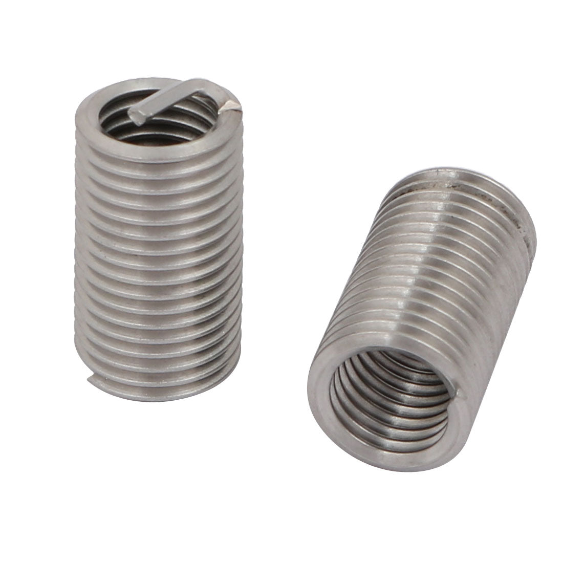 uxcell Uxcell M8x1.25mmx24mm 304 Stainless Steel Helical Coil Wire Thread Insert 12pcs