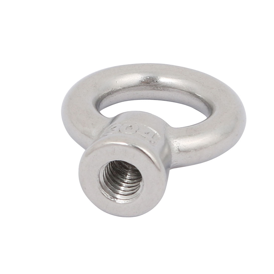 uxcell Uxcell M6 Thread 304 Stainless Steel Japanese Style Ring Shaped Lifting Eye Nut 2pcs