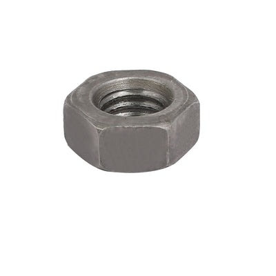 Harfington Uxcell 30pcs M6 Thread 1mm Pitch Metric Carbon Steel Left Hand Hex Nut