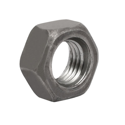 Harfington Uxcell 20pcs M12 Thread 1.5mm Pitch Metric Carbon Steel Left Hand Hex Nut