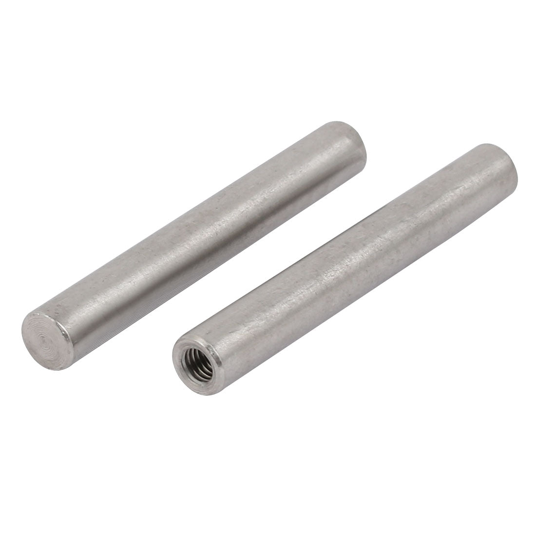 uxcell Uxcell 304 Stainless Steel M5 Female Thread 8mm x 60mm Cylindrical Dowel Pin 4pcs