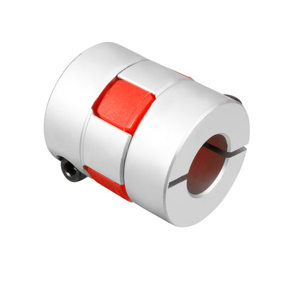 Harfington Uxcell 14mm to 14mm Shaft Plum Shaped Coupling Coupler 30mm Diameter 35mm Length