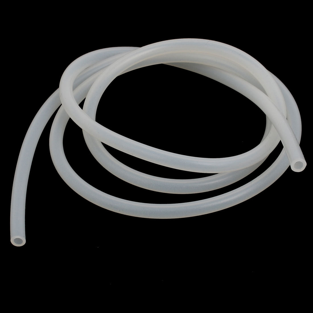 uxcell Uxcell 3mm x 5mm Heat Resistant Soft Silicone Tube Hose Pipe 1 Meter Long Milky White