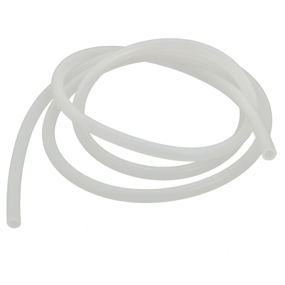 uxcell Uxcell 3mm x 5mm Heat Resistant Soft Silicone Tube Hose Pipe 1 Meter Long Milky White