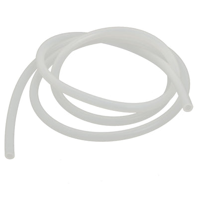 Harfington Uxcell 3mm x 5mm Heat Resistant Soft Silicone Tube Hose Pipe 1 Meter Long Milky White