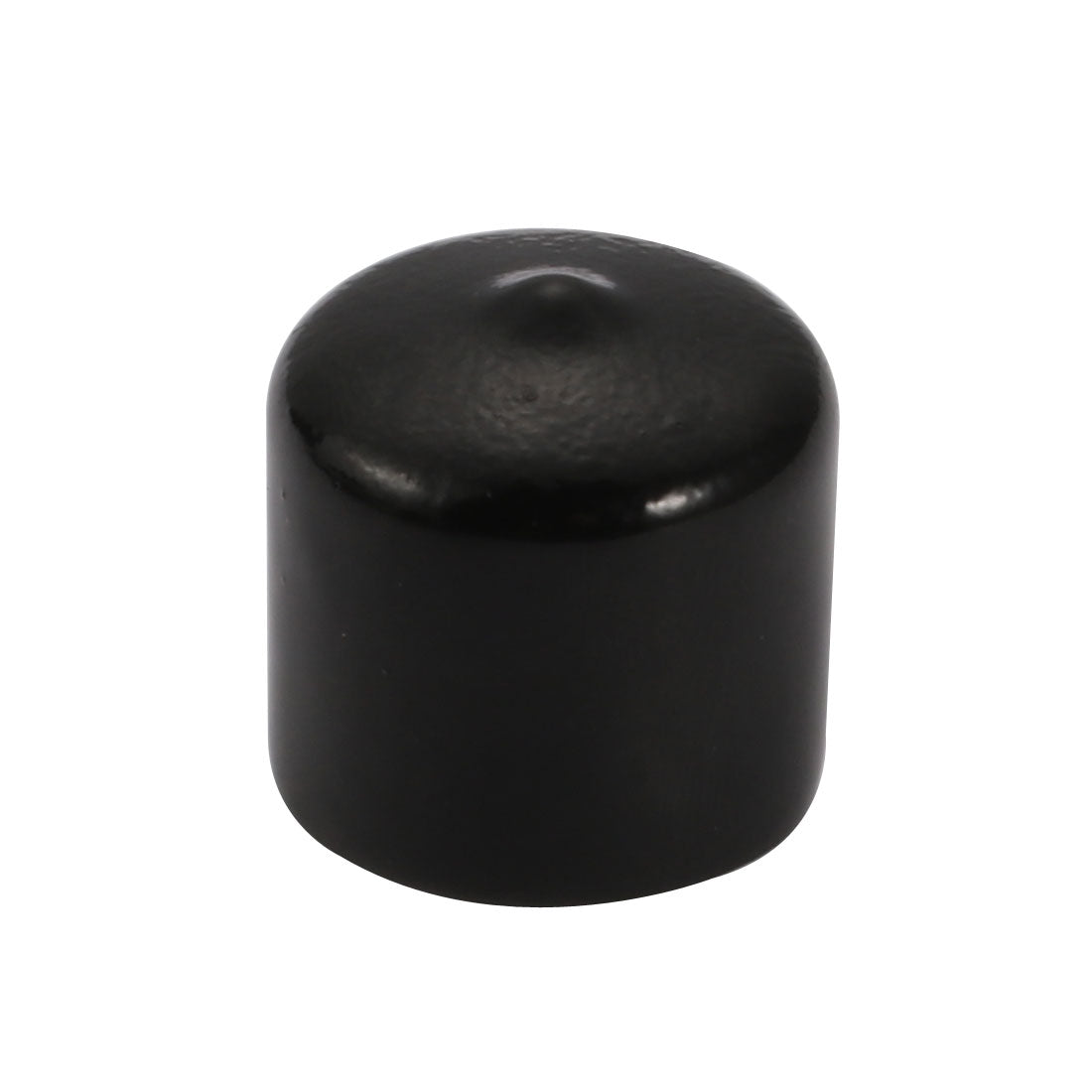 uxcell Uxcell 10Pcs 25mm Inner Dia PVC Flexible Vinyl End Cap Screw Protector Cover Black