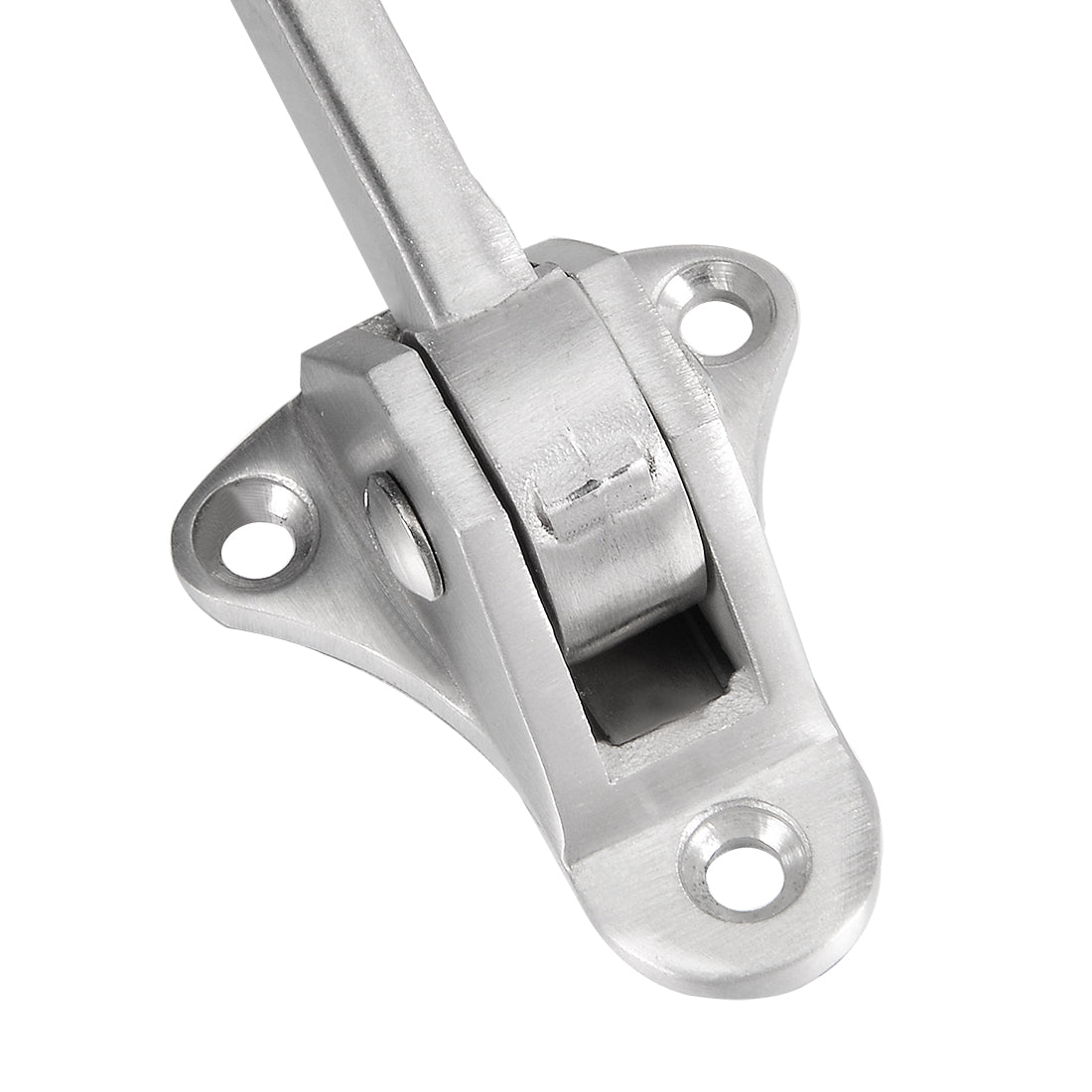 uxcell Uxcell 304 Stainless Steel Brushed Easy-Step Kickdown Door Stop Holder Buffer w Screws