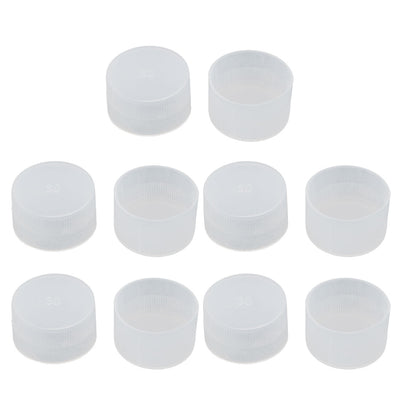 Harfington Uxcell 10Pcs 30mm Inner Dia PE Plastic End Cap Bolt Thread Protector Tube Cover