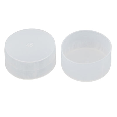 Harfington Uxcell 2Pcs 45mm Inner Dia PE Plastic End Cap Bolt Thread Protector Tube Cover