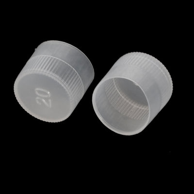 Harfington Uxcell 20Pcs 20mm Inner Dia PE Plastic End Cap Bolt Thread Protector Tube Cover