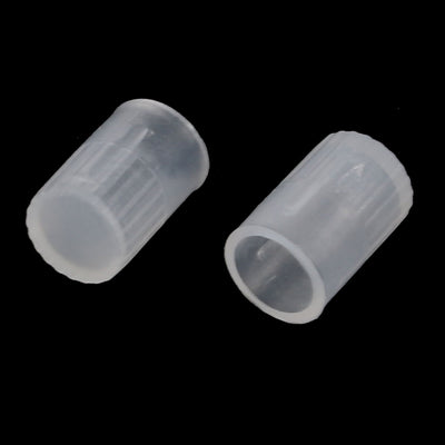 Harfington Uxcell 100Pcs 6mm Inner Dia PE Plastic End Cap Bolt Thread Protector Tube Cover