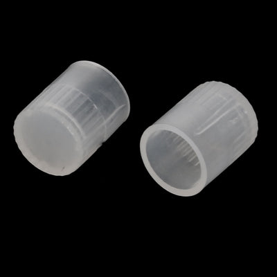 Harfington Uxcell 40Pcs 8mm Inner Dia PE Plastic End Cap Bolt Thread Protector Tube Cover