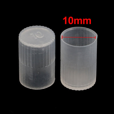 Harfington Uxcell 40Pcs 10mm Inner Dia PE Plastic End Cap Bolt Thread Protector Tube Cover