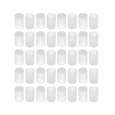 Harfington Uxcell 40Pcs 10mm Inner Dia PE Plastic End Cap Bolt Thread Protector Tube Cover