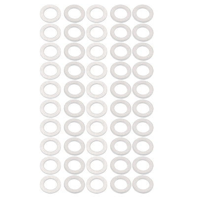 Harfington Uxcell 10mmx16mmx1mm Motorcycle Hardware Drain Plug Crush Aluminum Washer Seals 50pcs